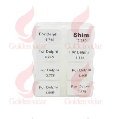 Golden Vidar Control Valve Spring Shims Adjustment Shims for Delphi Injectors 80 PCS/Set